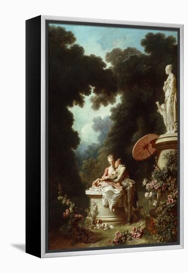 The Progress of Love: Love Letters, 1771-72-Jean-Honore Fragonard-Framed Premier Image Canvas