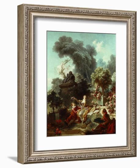 The Progress of Love: The Lover Crowned, 1771-72-Jean-Honore Fragonard-Framed Giclee Print