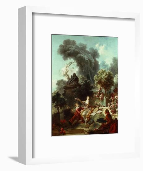 The Progress of Love: The Lover Crowned, 1771-72-Jean-Honore Fragonard-Framed Giclee Print