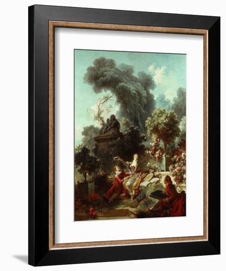 The Progress of Love: The Lover Crowned, 1771-72-Jean-Honore Fragonard-Framed Giclee Print