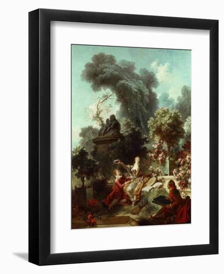 The Progress of Love: The Lover Crowned, 1771-72-Jean-Honore Fragonard-Framed Giclee Print