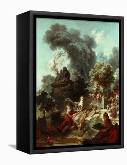 The Progress of Love: The Lover Crowned, 1771-72-Jean-Honore Fragonard-Framed Premier Image Canvas