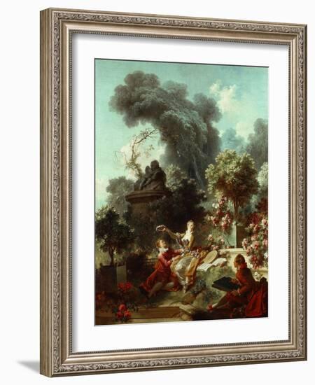 The Progress of Love: The Lover Crowned, 1771-72-Jean-Honore Fragonard-Framed Giclee Print