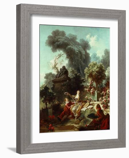 The Progress of Love: The Lover Crowned, 1771-72-Jean-Honore Fragonard-Framed Giclee Print