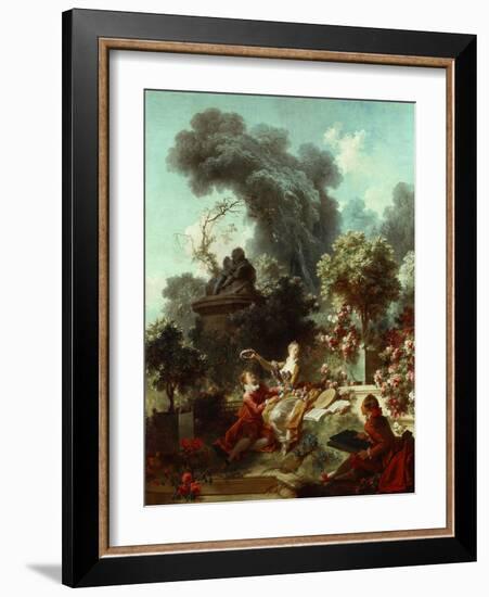 The Progress of Love: The Lover Crowned, 1771-72-Jean-Honore Fragonard-Framed Giclee Print