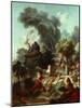 The Progress of Love: The Lover Crowned, 1771-72-Jean-Honore Fragonard-Mounted Giclee Print