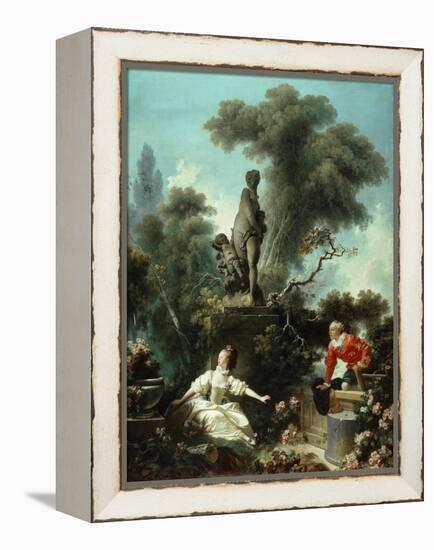 The Progress of Love: The Meeting, 1771-72-Jean-Honore Fragonard-Framed Premier Image Canvas