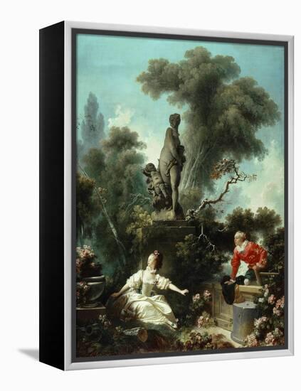 The Progress of Love: The Meeting, 1771-72-Jean-Honore Fragonard-Framed Premier Image Canvas