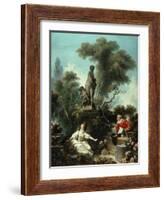 The Progress of Love: The Meeting, 1771-72-Jean-Honore Fragonard-Framed Giclee Print