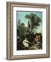 The Progress of Love: The Meeting, 1771-72-Jean-Honore Fragonard-Framed Giclee Print