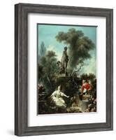 The Progress of Love: The Meeting, 1771-72-Jean-Honore Fragonard-Framed Giclee Print