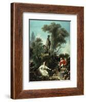 The Progress of Love: The Meeting, 1771-72-Jean-Honore Fragonard-Framed Giclee Print