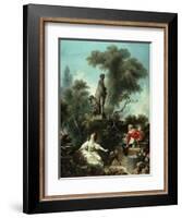 The Progress of Love: The Meeting, 1771-72-Jean-Honore Fragonard-Framed Giclee Print