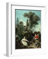 The Progress of Love: The Meeting, 1771-72-Jean-Honore Fragonard-Framed Giclee Print