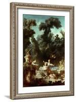 The Progress of Love: The Pursuit, 1771-72-Jean-Honore Fragonard-Framed Giclee Print