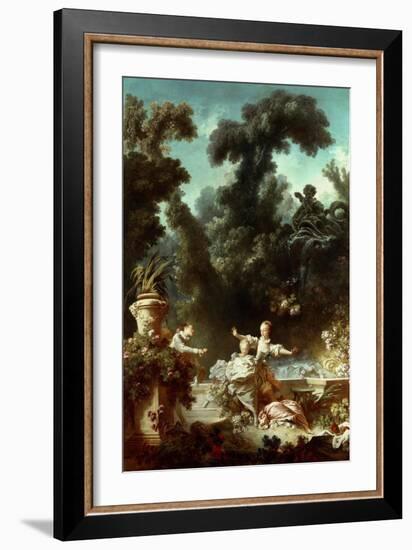 The Progress of Love: The Pursuit, 1771-72-Jean-Honore Fragonard-Framed Giclee Print