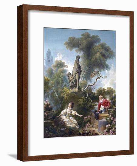 The Progress of Love: the Rendezvous-Jean-Honoré Fragonard-Framed Giclee Print