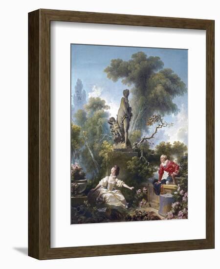 The Progress of Love: the Rendezvous-Jean-Honoré Fragonard-Framed Giclee Print