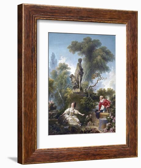 The Progress of Love: the Rendezvous-Jean-Honoré Fragonard-Framed Giclee Print