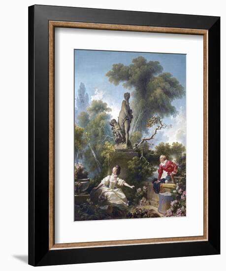 The Progress of Love: the Rendezvous-Jean-Honoré Fragonard-Framed Giclee Print