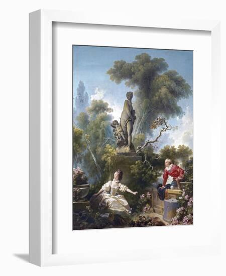 The Progress of Love: the Rendezvous-Jean-Honoré Fragonard-Framed Giclee Print