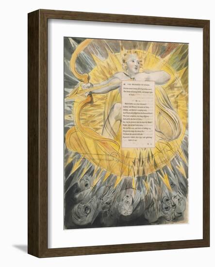 The Progress of Poesy, from 'The Poems of Thomas Gray', Published 1797-98-William Blake-Framed Giclee Print