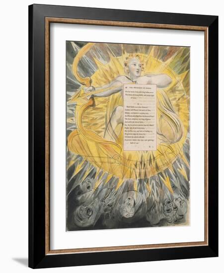 The Progress of Poesy, from 'The Poems of Thomas Gray', Published 1797-98-William Blake-Framed Giclee Print