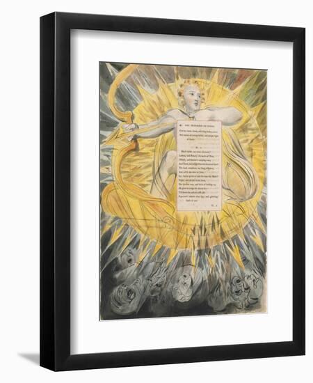 The Progress of Poesy, from 'The Poems of Thomas Gray', Published 1797-98-William Blake-Framed Giclee Print