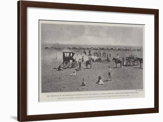 The Prohibition of the Importation of Foreign Cattle into England-null-Framed Giclee Print