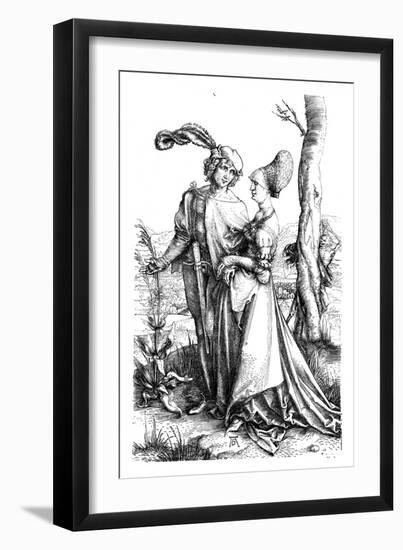 'The Promenade', c1498, (1906)-Albrecht Durer-Framed Giclee Print