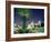 The Promenade Des Anglais and Hotel Negresco at Night, Nice, Alpes Maritimes, Mediterranean, France-Ruth Tomlinson-Framed Photographic Print