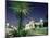 The Promenade Des Anglais and Hotel Negresco at Night, Nice, Alpes Maritimes, Mediterranean, France-Ruth Tomlinson-Mounted Photographic Print