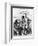 The Promenade of the Influential Critic', Cartoon from 'Charivari' Magazine, 24 June, 1865 (Litho)-Honore Daumier-Framed Giclee Print