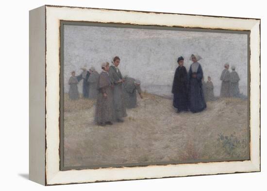 The Promenade of the Orphans, 1888 (Oil on Canvas)-Henri Eugene Augustin Le Sidaner-Framed Premier Image Canvas