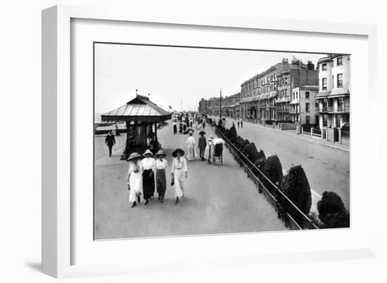 The Promenade, West Worthing, West Sussex, Early 20th Century-Valentine & Sons-Framed Giclee Print