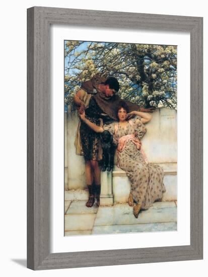 The Promise of Spring-Sir Lawrence Alma-Tadema-Framed Art Print