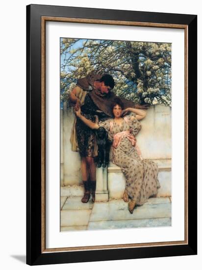 The Promise of Spring-Sir Lawrence Alma-Tadema-Framed Art Print