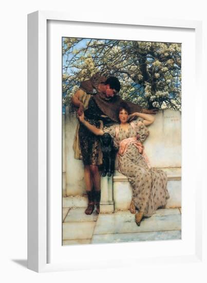 The Promise of Spring-Sir Lawrence Alma-Tadema-Framed Art Print