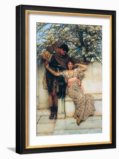 The Promise of Spring-Sir Lawrence Alma-Tadema-Framed Art Print