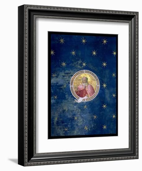 The Prophet Isaiah, Detail from the Vault, 1303-05 (Post Restoration)-Giotto di Bondone-Framed Giclee Print