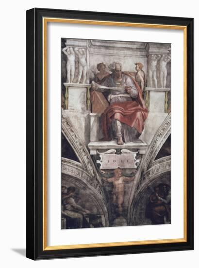 The Prophet Joel-Michelangelo Buonarroti-Framed Giclee Print