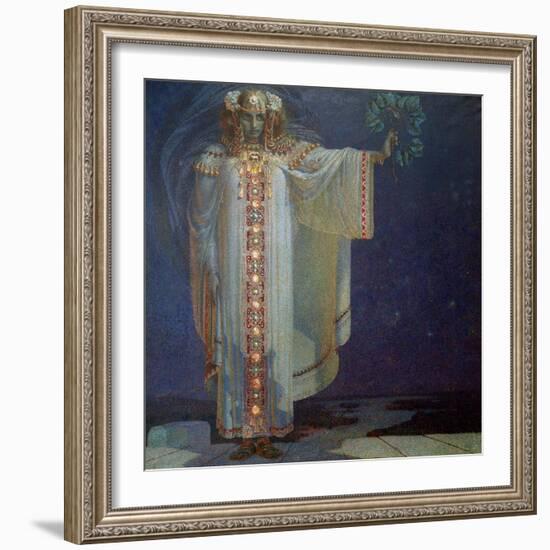 The Prophetess Libuse, 1893-Vitezlav Karel Masek-Framed Giclee Print