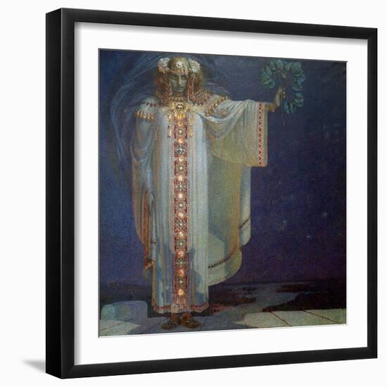 The Prophetess Libuse, 1893-Vitezlav Karel Masek-Framed Giclee Print