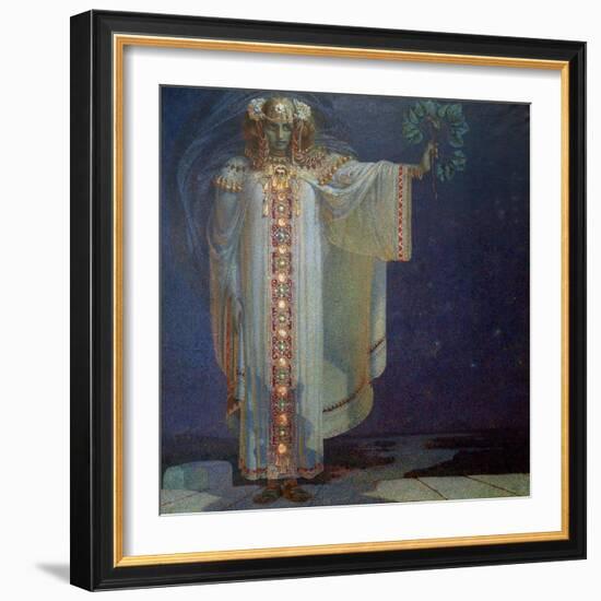 The Prophetess Libuse, 1893-Vitezlav Karel Masek-Framed Giclee Print