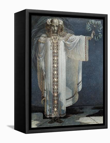 The Prophetess Libuse-Vitezlav Karel Masek-Framed Stretched Canvas