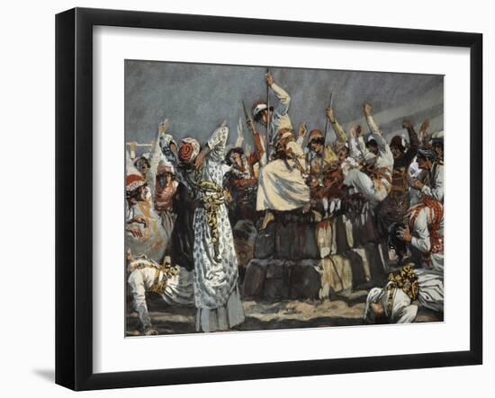 The Prophets of Baal Leap Upon the Altar-James Jacques Joseph Tissot-Framed Giclee Print