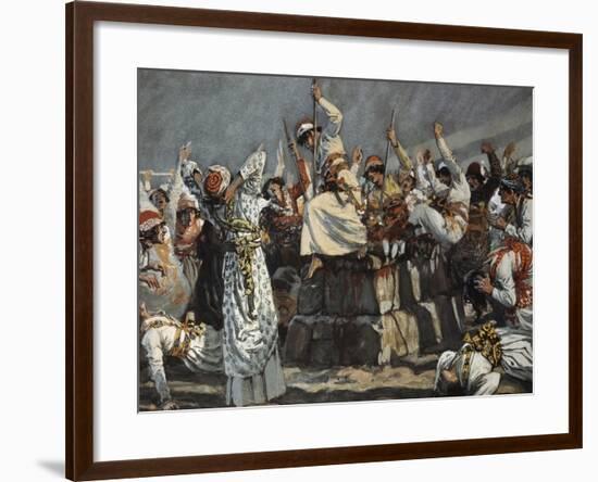 The Prophets of Baal Leap Upon the Altar-James Jacques Joseph Tissot-Framed Giclee Print