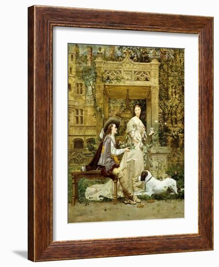 The Proposal, 1876-Paul Alphonse Viry-Framed Giclee Print