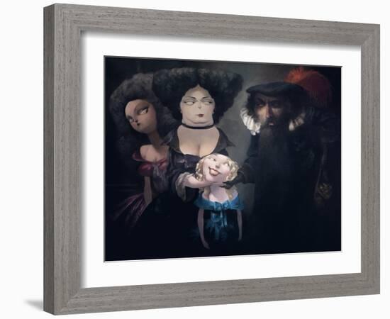 The Proposal, from 'Bluebeard' by Charles Perrault (1628-1703)-Daniel Cacouault-Framed Giclee Print