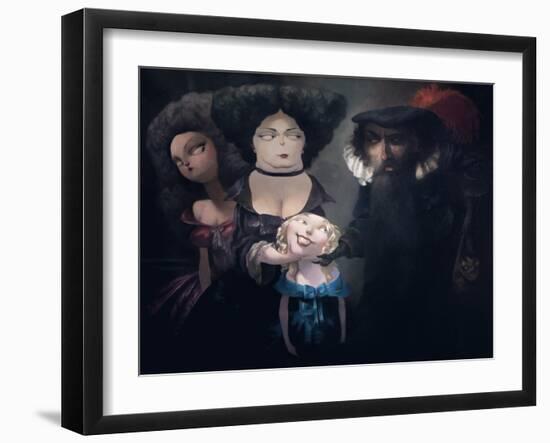 The Proposal, from 'Bluebeard' by Charles Perrault (1628-1703)-Daniel Cacouault-Framed Giclee Print